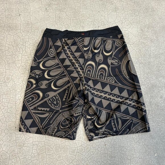 Brown & Green Quiksilver Board Shorts - Picture 5 of 6